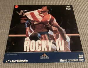 Rocky IV (Laserdisc) SYLVESTER STALLONE Dolph Lundgren Great Film Very Rare! - Picture 1 of 2