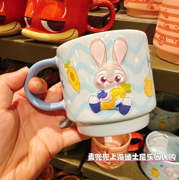 Genuine Shanghai Disney 2025 zootopia judy hopps ceramics mug cup new  - Image 1 of 1