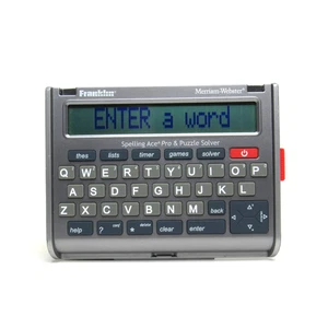 Franklin Spelling Ace Pro & Puzzle Solver SA-309 Tested No Cover - Picture 1 of 7