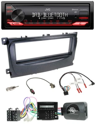 JVC Bluetooth USB DAB Lenkrad Autoradio für Ford Mondeo S-Max 2007-14 Can-Bus sc - Bild 1 von 4
