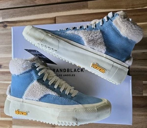 Brandblack LA Women's Capo Faux Shearling Chambray Shoe Size 6 (Or 4.5Y) - Picture 1 of 23