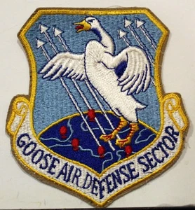 Parche grande a todo color insignia emblema sector defensa aérea ganso de la USAF - Imagen 1 de 2