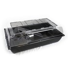 Vollplastik Nagerkäfig Alex 78x48x27 cm schwarz Hamster Maus Nager Käfig