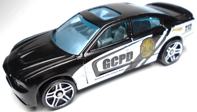 Dodge Charger R/T 2016 Hot Wheels DC Batman GMPD '11 diecast 2 7/8" coche de policía Foto 1 de 4