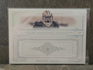 2007 Playoff National Treasures Silver #54 Reggie Bush /25 New Orleans Saints - Picture 1 of 2