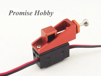On / Off Power Switch with Aluminum Mount for RC Model Boat - Image 1 of 4