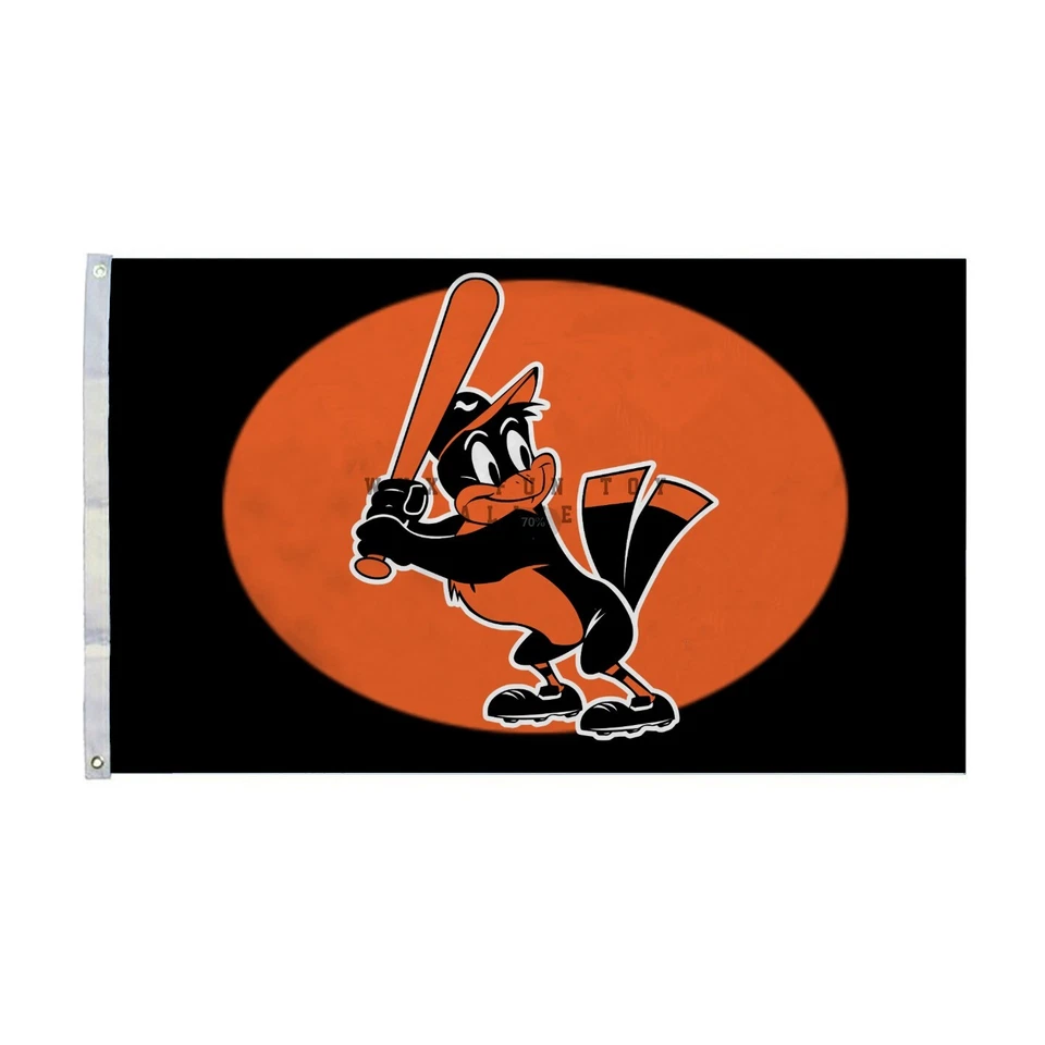 Baltimore Orioles Flag 3ft X 5ft  Man Cave, Garage - Image 1 of 1