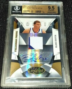 BLAKE GRIFFIN 09-10 CERTIFICADO ESPEJO PARCHE DORADO AUTOMÁTICO NOVATO RC 20/25 BGS 9.5/10 - Imagen 1 de 4