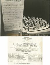 Love is on the Air Tonight Barry McKinley big band huge music sheet 1930s photo