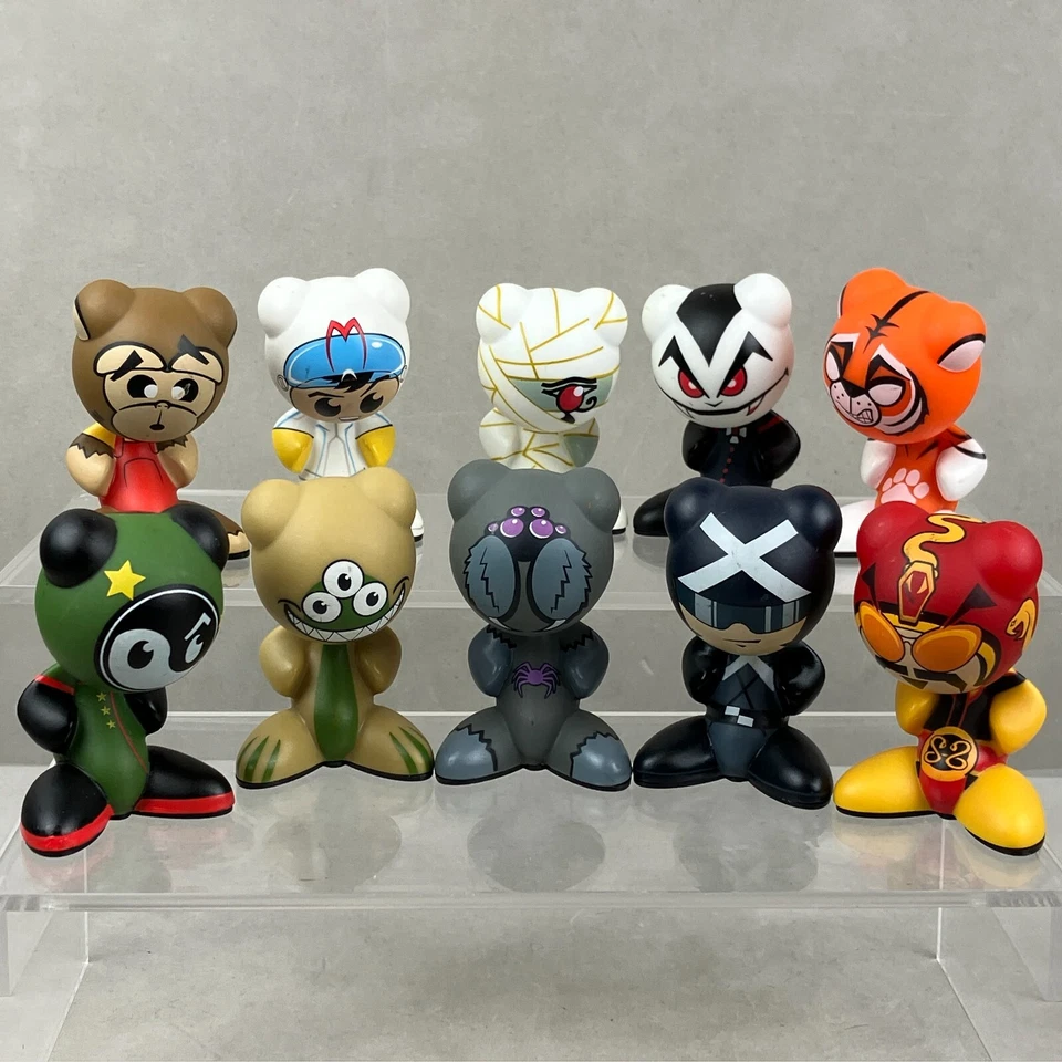 美泰 UB Funkeys 10 件人偶套装 - Speed Racer Webley Yang Boggle RAJ 等 — 第 1/4 张图片