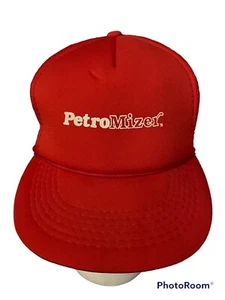 Vtg PETRO MIZER Automotive Gas Gadget Red Snapback Rope/Foam Trucker Hat/Cap - Picture 1 of 4