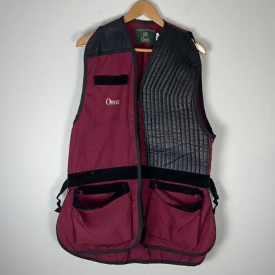 Orvis XL Red Black Shooting Vest - Image 1 of 4
