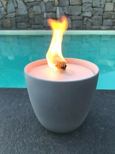 Wachsfresser Kerzenfresser Schmelzlicht | grau /hellgrau Outdoor | WeberHomemade - Bild 1 von 4