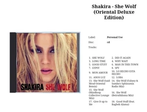 She Wolf by Shakira (Oriental Deluxe Edition) FANMADE - Picture 1 of 3