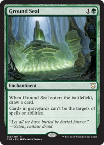 x1 Ground Seal R MTG Commander 2018 M/NM, English - Image 1 of 1
