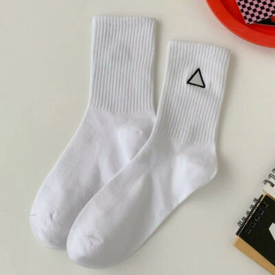 Lote 4-7 pares de calcetines deportivos informales de algodón a rayas al tobillo para hombre y mujer EE. UU. Foto 1 de 4