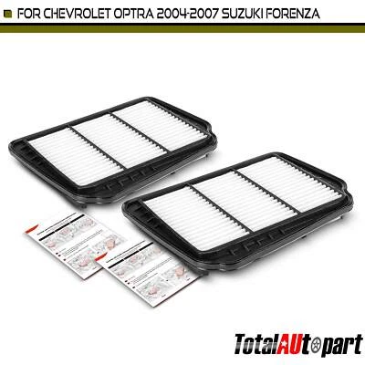 2x Filtro de aire del motor para Chevy Optra 2004-2007 Suzuki Forenza Reno 2,0 L delantero Foto 1 de 4