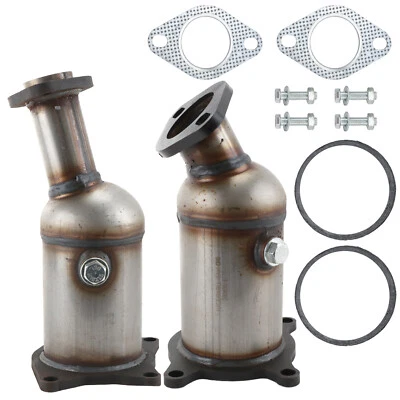 Pair Catalytic Converter Left Right For 2008-2012 Ford Taurus 3.5L Lincoln MKX - Image 1 of 4