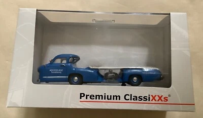 PREMIUM CLASSIXXS 1:43 MERCEDES-BENZ RENNWAGEN SCHNELLTRANSPORTER 12225 - Image 1 of 4