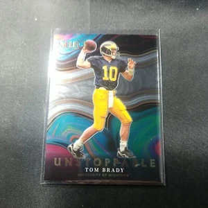 2022 Panini Select Draft Picks Tom Brady Unstoppable Insert Michigan Wolverines - Picture 1 of 2