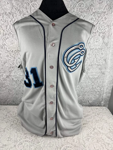 Wilson Minor League Baseball Corpus Christi Hooks #31 Worn Game Jersey Size 44 Cover