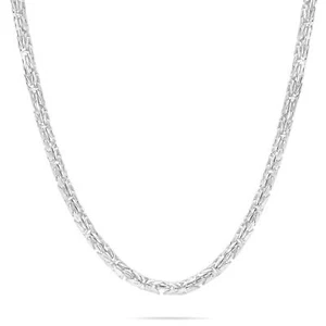 Königskette Rund 6mm 925er Silber Diamantiert Hochglanzpoliert Herren Halskette - Bild 1 von 30