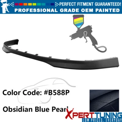 Fits 92-96 Honda Prelude Coupe Type-R Painted #B588P Front Bumper Lip Spoiler PU Foto 1 de 4