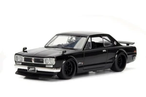 JADA FAST & FURIOUS BRIAN'S 1971 NISSAN SKYLINE 2000 GT-R NEGRO 1:24 NUEVO SIN CAJA - Imagen 1 de 4
