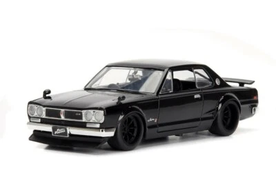 JADA FAST & FURIOUS BRIAN'S 1971 NISSAN SKYLINE 2000 GT-R BLACK 1:24 NEW NO BOX - Image 1 of 4