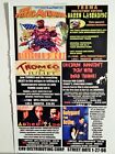 TOXIC AVENGER / ASHES OF TIME / AIR FORCE ONE 1990S VTG LASERDISC AD 