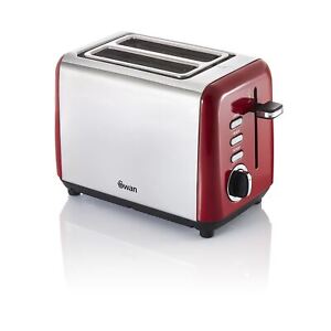 Swan ST14015RN - Townhouse 2 Slice Toaster Red