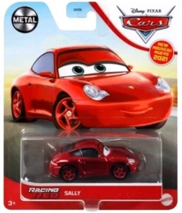 RACING RED SALLY Porsche Disney Cars 1:55 Mattel Die-cast Auto Metall Neu Toy - Bild 1 von 1