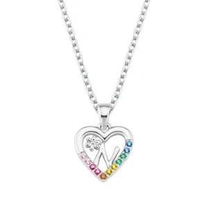 Prinzessin Lillifee Kinder Halskette Silber Buchstabenkette N Mädchen 2027887 - Bild 1 von 3