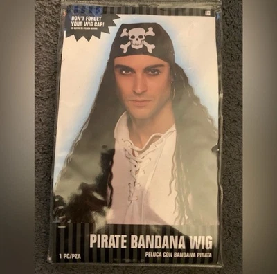 NWT 1 pc. Pirate Bandana Wig - Image 1 of 2