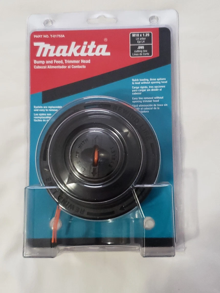 Makita 198853-0 Bump & Feed Trimmerkopf – M8 X 1,25 RH, Für Rasentrimmer | Bis 6 M 0,65 Zoll Faden