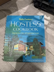 Vtg Betty Crocker's Hostess Cookbook 1967 First edition 1st printing Home Cook - Picture 1 of 5