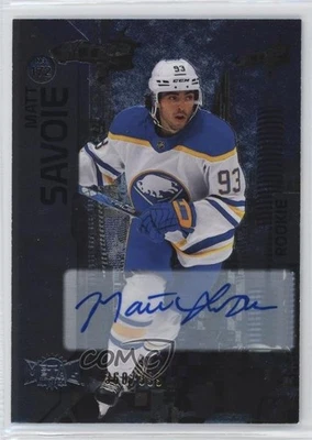 2023-24 Skybox Metal Universe Rookies Silver Matthew Savoie Matt Rookie Auto RC - Image 1 of 2