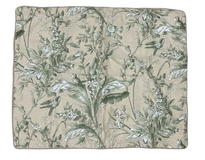 Ralph Lauren LRL One Standard Sham Grand Isle Marrón Verde Floral 100% Algodón Foto 1 de 4