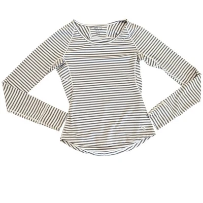 Mountain Hardwear Womens XS Striped Long Sleeve Athletic Shirt Top Athleisure - Image 1 of 4