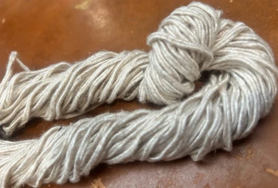 soutache ribbon linen yarn thread dyeable 1/8" natural 5yds USA - Image 1 of 3