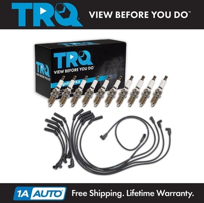Kit de velas de ignição TRQ compatível com 1995-2003 Dodge Ram 2500 Ram 3500 - Imagem 1 de 4