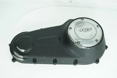 Harley Dyna Street Bob 2014 FXDBP fabricante de equipos originales cubierta de embrague primaria exterior agrietada Foto 1 de 4