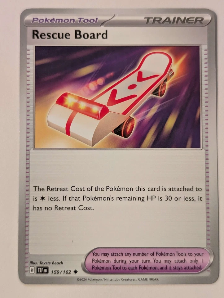 Rescue Board 159/162 Uncommon SV05: Temporal Forces  Pokemon ShipNow - Image 1 of 1