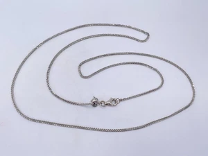 Italian 18ct White Gold Hallmarked 22" Chain. Goldmine Jewellers. - Picture 1 of 6