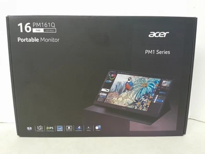 Acer 15.6" Portable Monitor, Full HD (1920x1080), 60Hz, PM161Q - Image 1 of 4