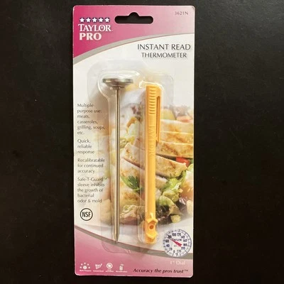 Taylor Pro 3621N Instant Read Thermometer - Antimicrobial, Fast & Accurate NEW - Image 1 of 4