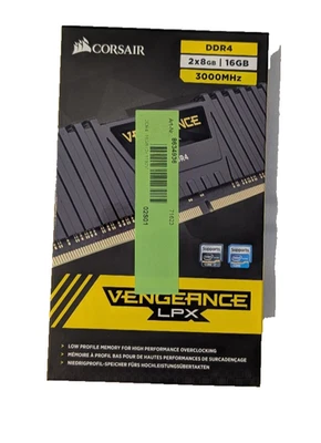Corsair Vengeance LPX DDR4 RAM 16GB (2x8GB) 3000MHz 1.35V CL15-17-17-36 - Bild 1 von 4
