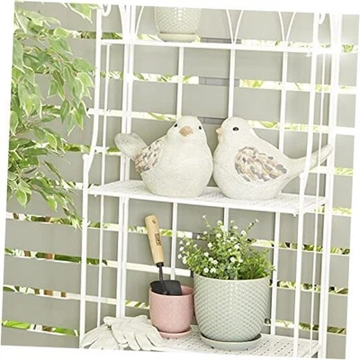  Polystone Bird Decorative Garden Sculpture Indoor Outdoor Garden Statues, Set  - Image 1 of 4