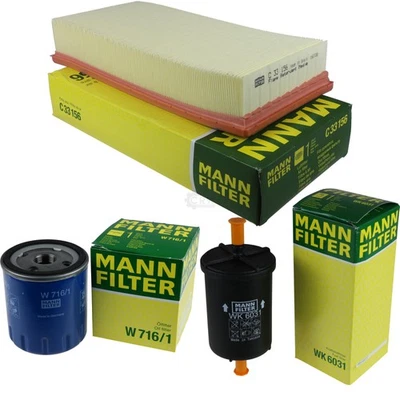 MANN-FILTER Inspektionspaket für Citroën C5 I 2.0 16V 1.8 Peugeot 406 - Bild 1 von 4