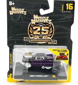 Muscle Machine 25 Year Anniversary 1961 Cadillac Model 16 1:64 - Picture 1 of 4